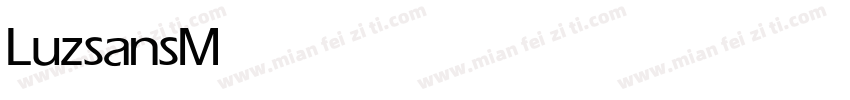 Luzsans Medium字体转换